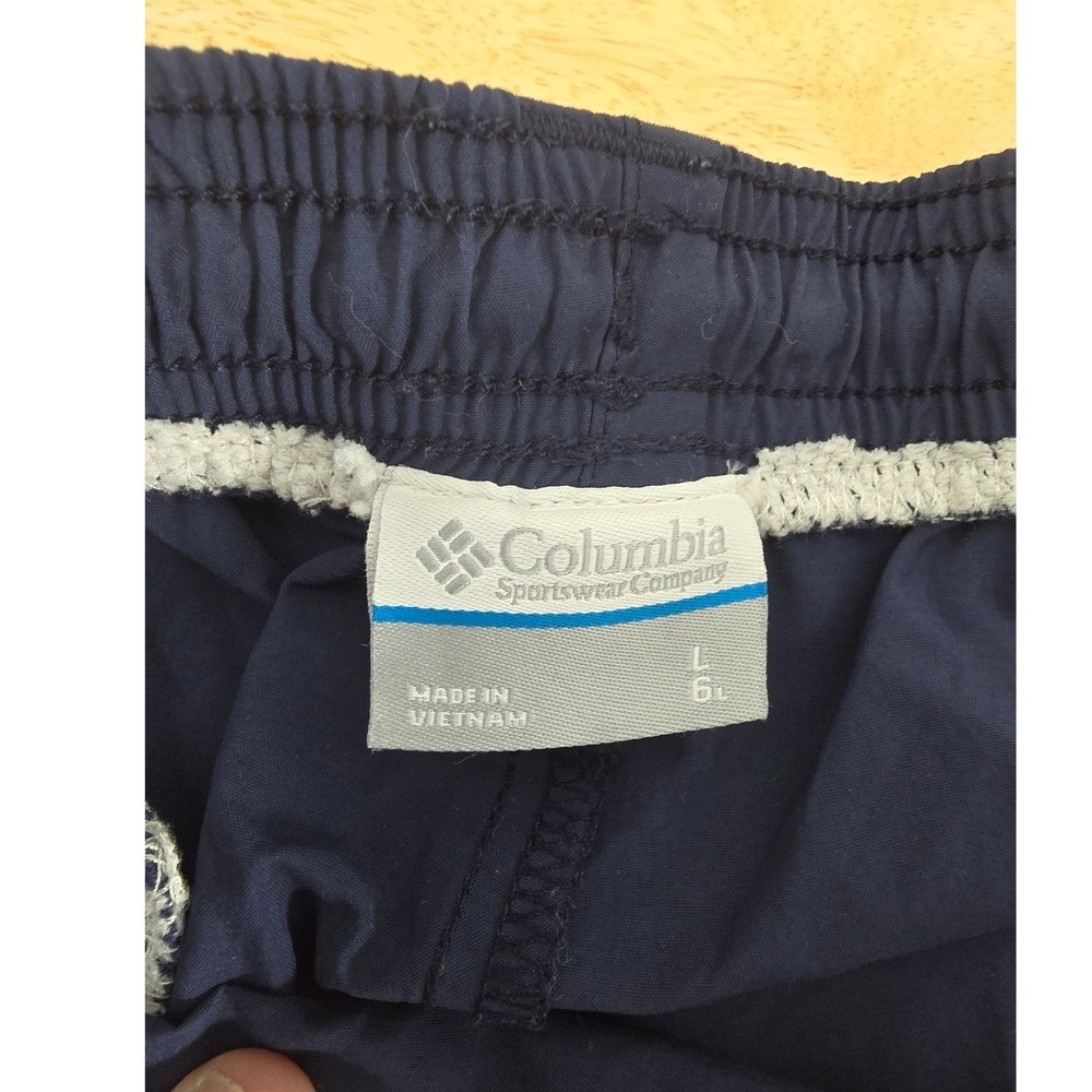 Columbia Omni-Shade Swim Trunks Men's Large Navy Blue Fishing Shorts - Picture 3 of 6